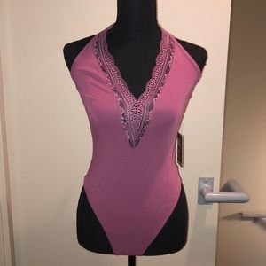 Deep-v Express body suit (brand new with tags)
